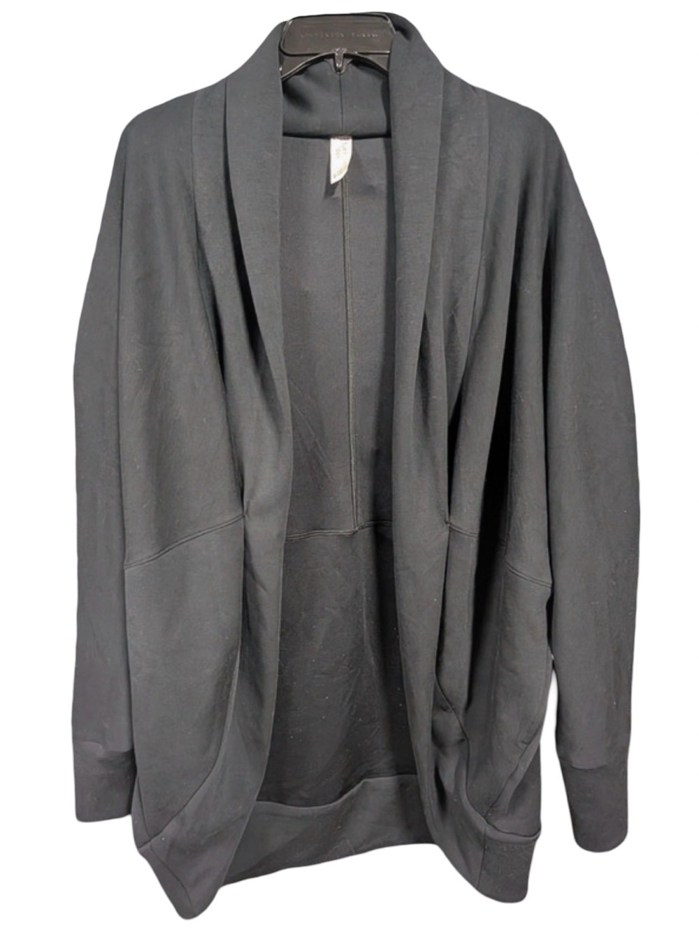 SPANX AirLuxe Black Open Front Cozy Cardigan Wrap M/L